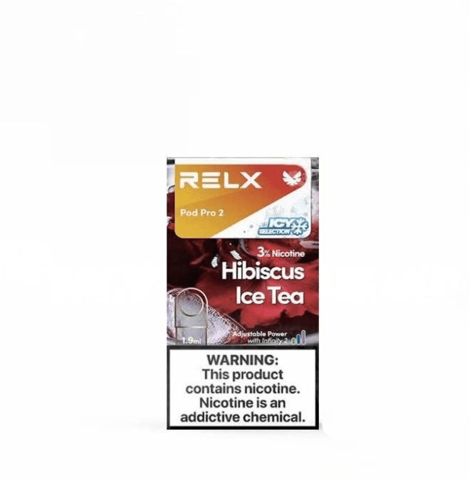relx拋棄式煙彈洛神花茶口味